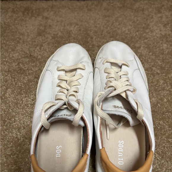 Anthropologie Soludos Ibiza white leather sneakers 8.5 - Picture 5 of 5